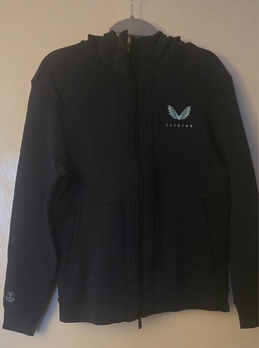 Ladies everton navy hooded - navy,
